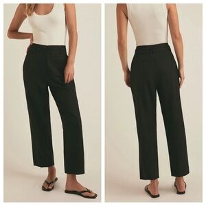 Favorite Daughter Black Ankle Pants